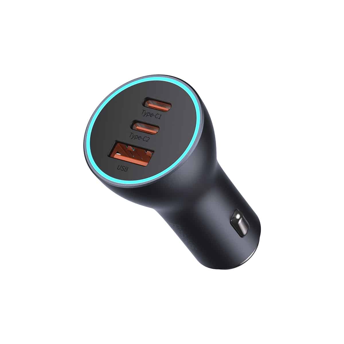 מטען מהיר לרכב Baseus Golden Contactor Pro Triple Fast Charger Car Charger 65W U+C+C – תמונה 5