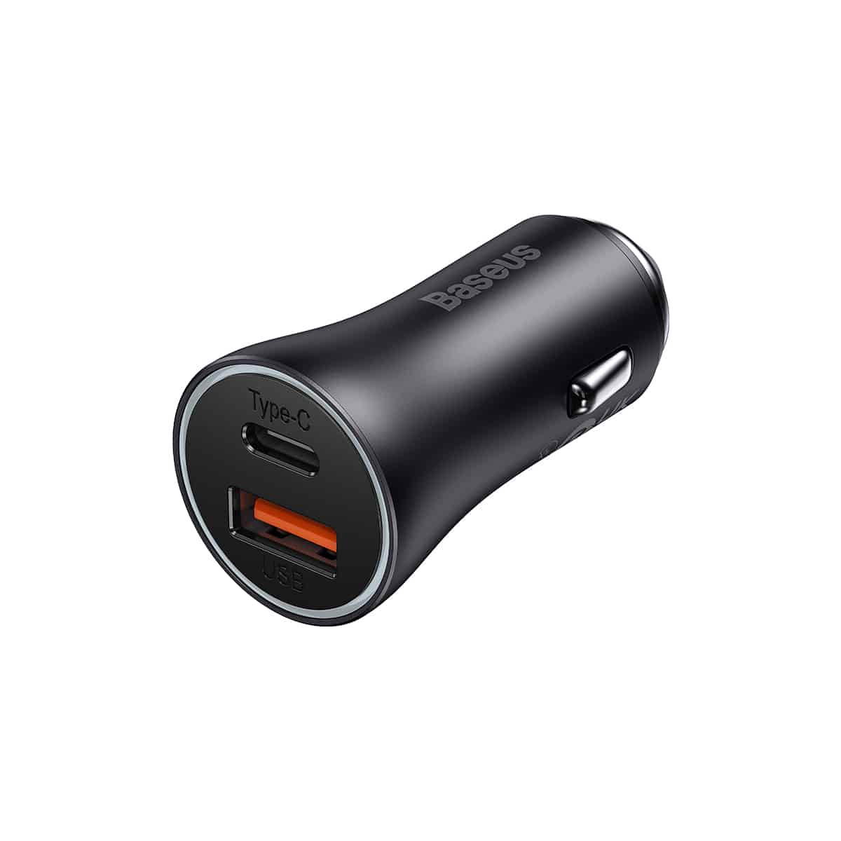 מטען מהיר לרכב Baseus Golden Contactor Max Dual Fast Charger Car Charger U+C 60W – תמונה 4