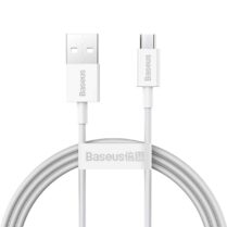 כבל סנכרון וטעינה Baseus Superior USB – Micro 2A באורך 1 מטר – צבע לבן