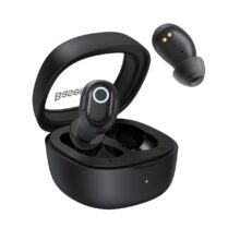 OS-Baseus Bowie WM02 True Wireless Earphones Black בצבע שחור