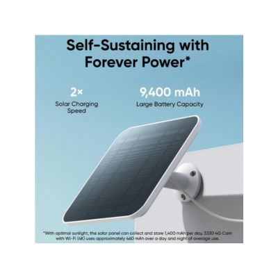 מצלמת אבטחת חוץ 4K סלולרית (4G) eufy 4G LTE Security Cam S330 – תמונה 6