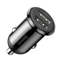 מטען רכב Baseus Grain Pro Car Charger (Dual USB 4.8A)