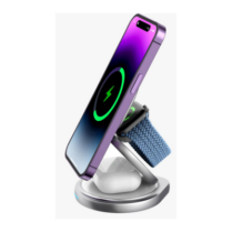 מעמד שולחני משולב טעינה אלחוטית ENERGY  Magsafe 15w