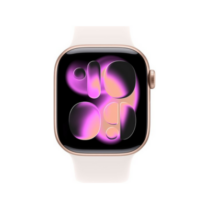 שעון חכם Apple Watch 42mm Series 11 GPS צבע שעון Rose Gold Aluminium צבע רצועה Light Blush Sport Band גודל רצועה S/M