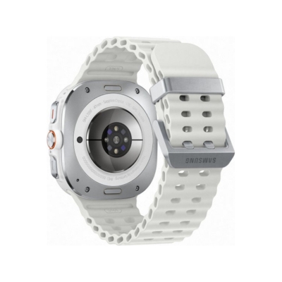 שעון חכם Samsung Galaxy Watch Ultra LTE - צבע מסגרת טיטניום לבן - צבע רצועה לבן - שנתיים אחריות – תמונה 3