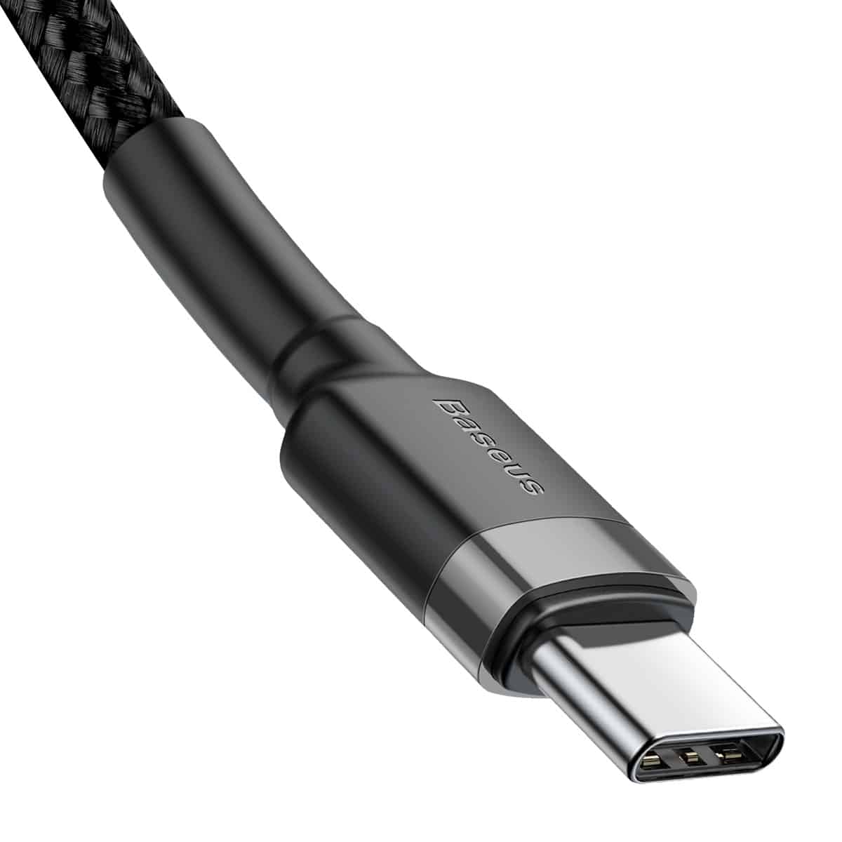 כבל טעינה Baseus Cafule Type-C PD2.0 60W flash charging data line (20V 3A) באורך 1 מטר – צבע שחור – תמונה 3