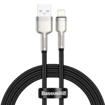 כבל סנכרון וטעינה Baseus Cafule USB – Lightning 2.4A באורך 1 מטר – צבע שחור