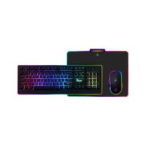 ערכת גיימינג מקלדת RGB, עכבר ומשטח לעכבר Dragon GPDRA-PCK-RGB