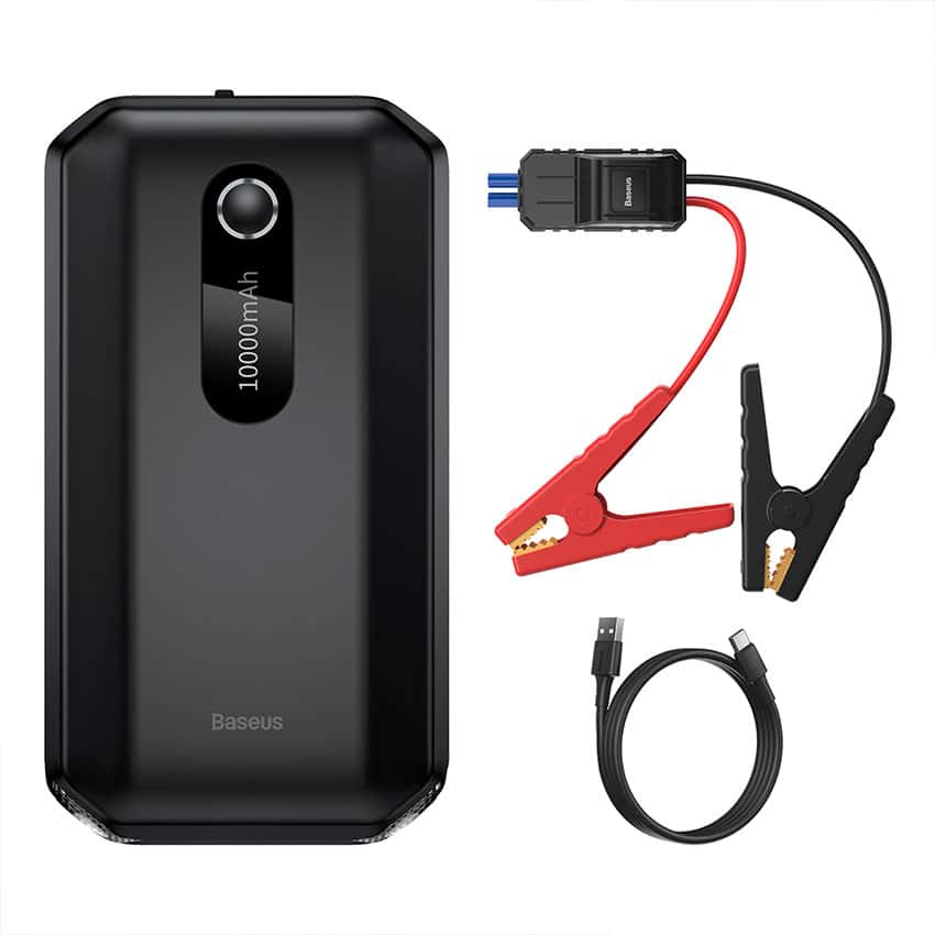בוסטר טעינה Baseus Air Car JumpStarter 10000mAh Peakcurrent 1000A