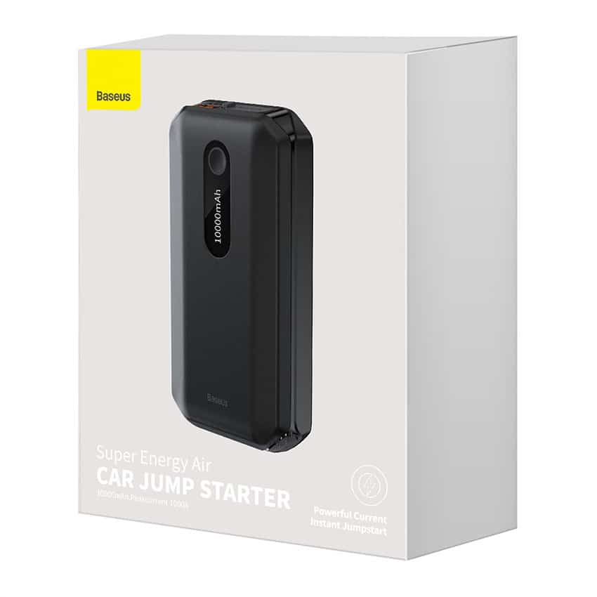 בוסטר טעינה Baseus Air Car JumpStarter 10000mAh Peakcurrent 1000A – תמונה 7