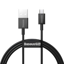 כבל סנכרון וטעינה Baseus Superior USB – Micro 2A באורך 1 מטר – צבע שחור